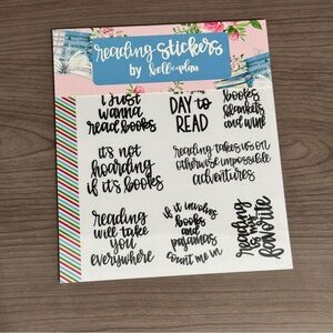 KellofaPlan Reading Sticker Pack